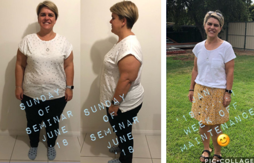 Viv achieved her goal, lost 42 kg in 6 months.